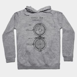 WAFFLE IRON patent Hoodie